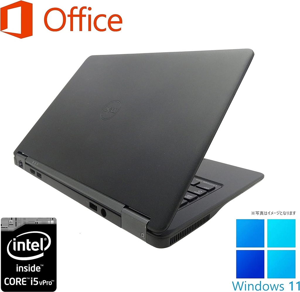 DELL ノートPC latitude E7250/12.5型/MS Office Hu0026B 2019/Win 11 Pro/Core  i5-5300U/WEBカメラ/WIFI/Bluetooth/HDMI/8GB/128GB SSD (整備済み品) | Miracle